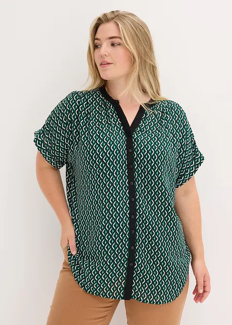 Blusa oversize in chiffon fluido, bonprix