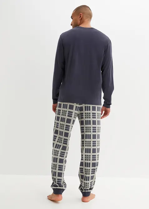 Pigiama a maniche lunghe in puro cotone biologico, bonprix