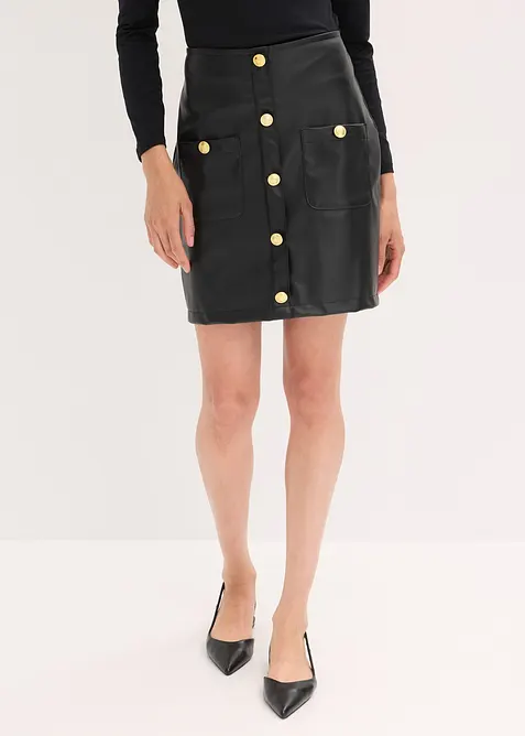 Minigonna in similpelle, bonprix
