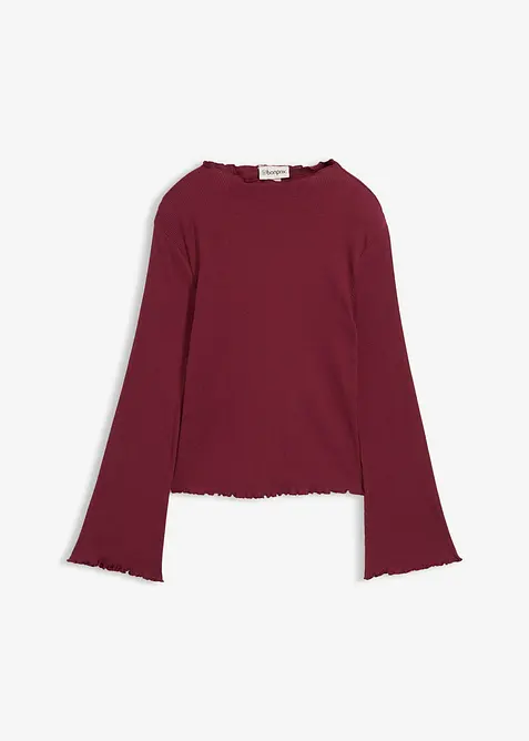 Maglia a costine in puro cotone, bonprix