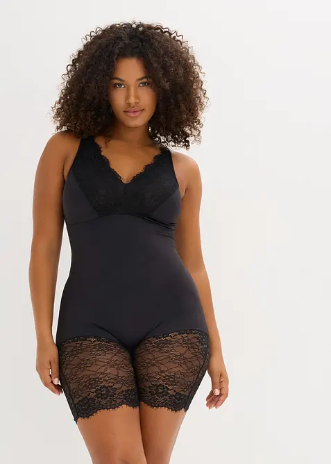 Body modellante a pantaloncino con effetto modellante medio, bonprix