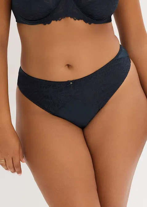 Perizoma alto lucido (pacco da 2), bonprix