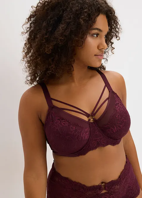 Reggiseno minimizer con pizzo delicato, bonprix