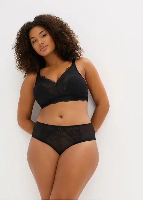 Bralette con ricami, bonprix