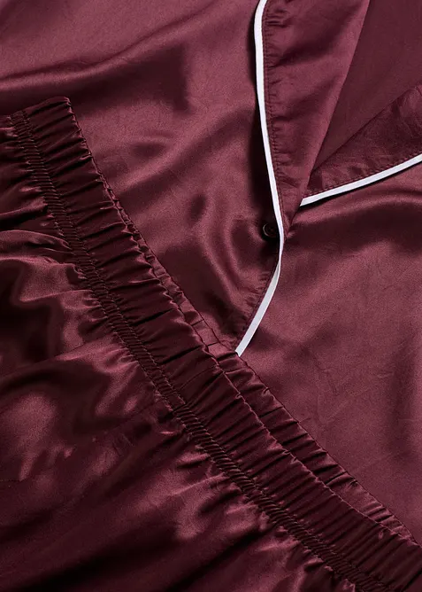 Pigiama in satin lucido, bonprix