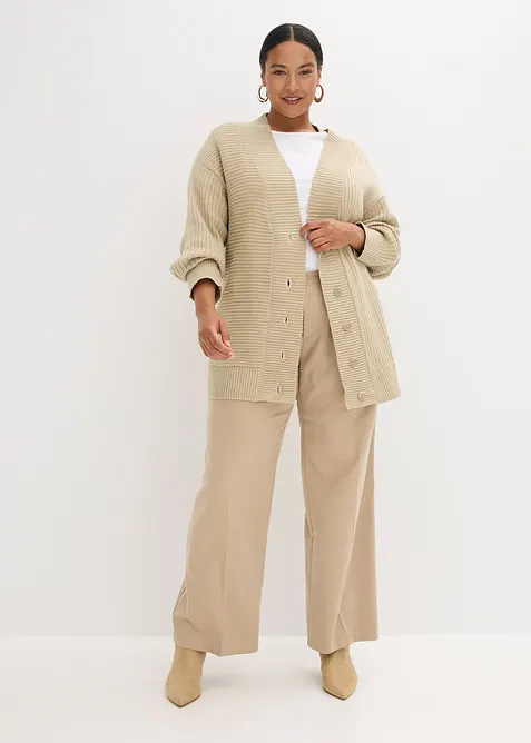 Cardigan a coste, bonprix