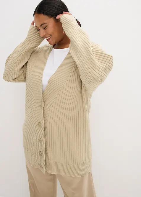 Cardigan a coste, bonprix