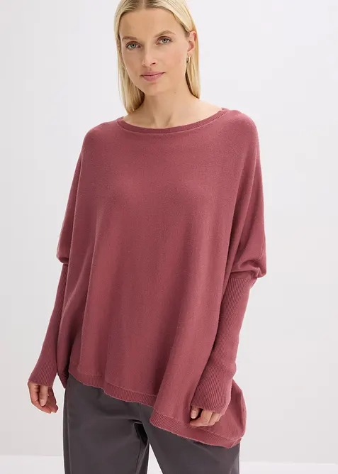 Maglione in filato fine di misto viscosa, bonprix