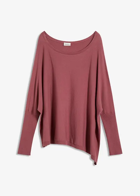 Maglione in filato fine di misto viscosa, bonprix