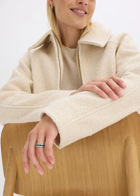 Giacca in morbido boucl&eacute;, bonprix