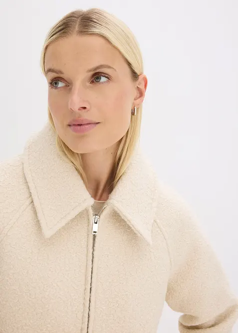 Giacca in morbido boucl&eacute;, bonprix