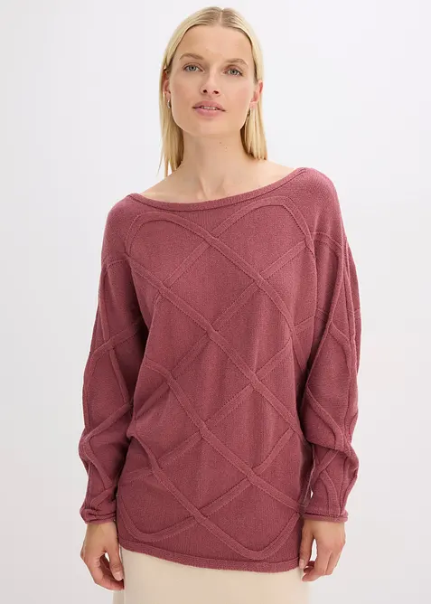 Maglione a trecce, bonprix