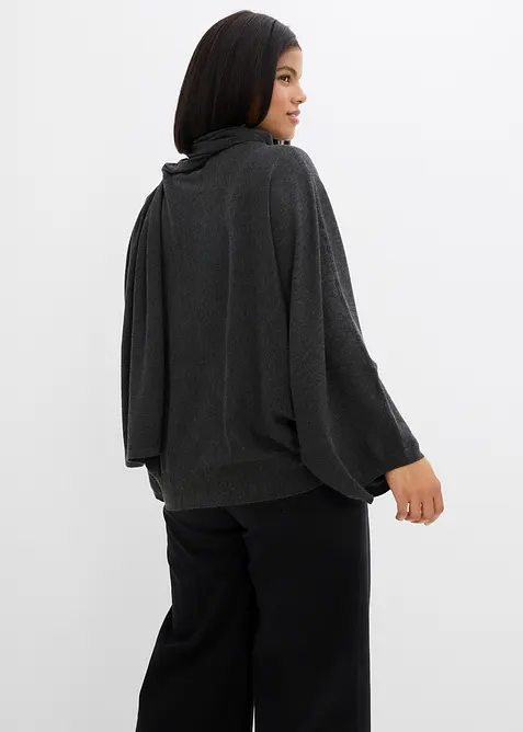 Maglione morbido in filato fine misto viscosa, bonprix