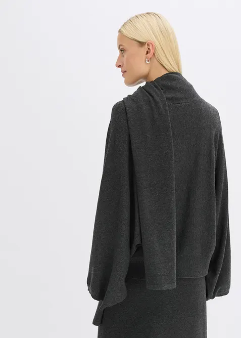 Maglione morbido in filato fine misto viscosa, bonprix