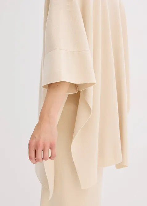 Mantella oversize in maglia, bonprix