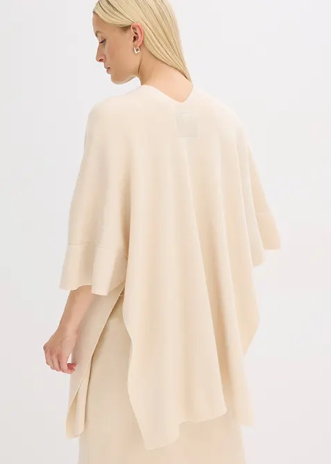 Mantella oversize in maglia, bonprix