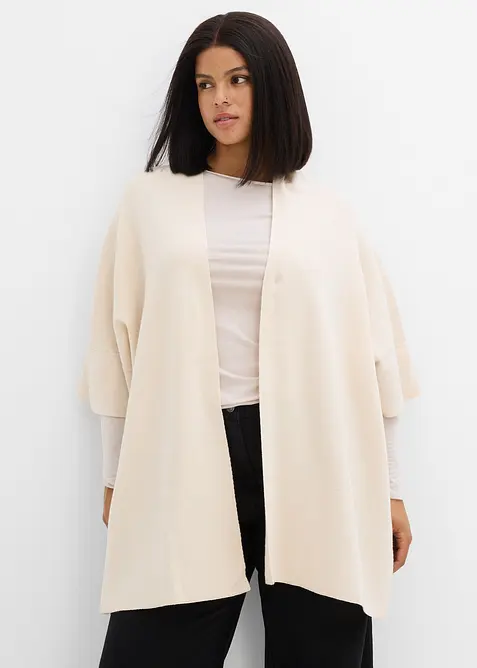 Mantella oversize in maglia, bonprix