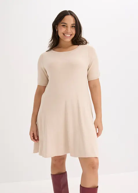 Abito di maglia in morbido misto viscosa, bonprix