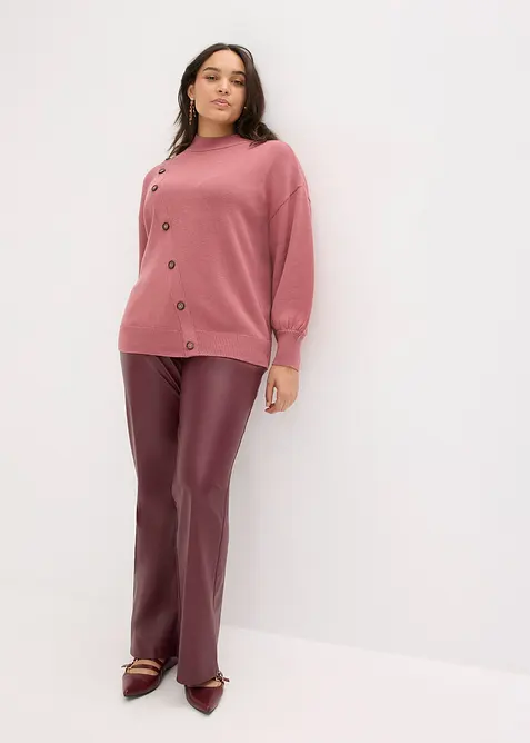 Maglione con bottoni, bonprix