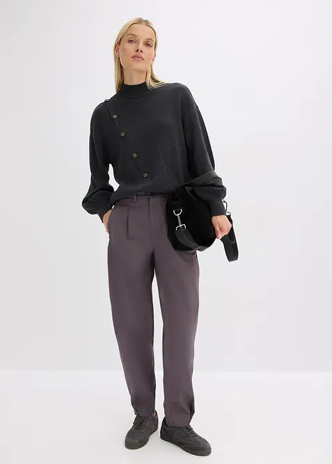 Maglione con bottoni, bonprix