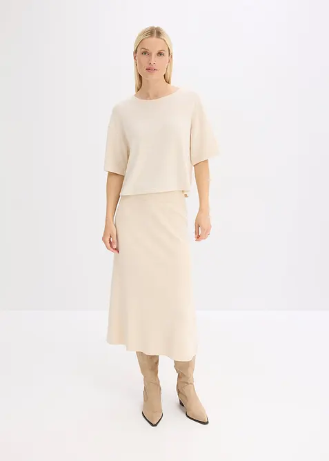 T-shirt boxy cropped, bonprix