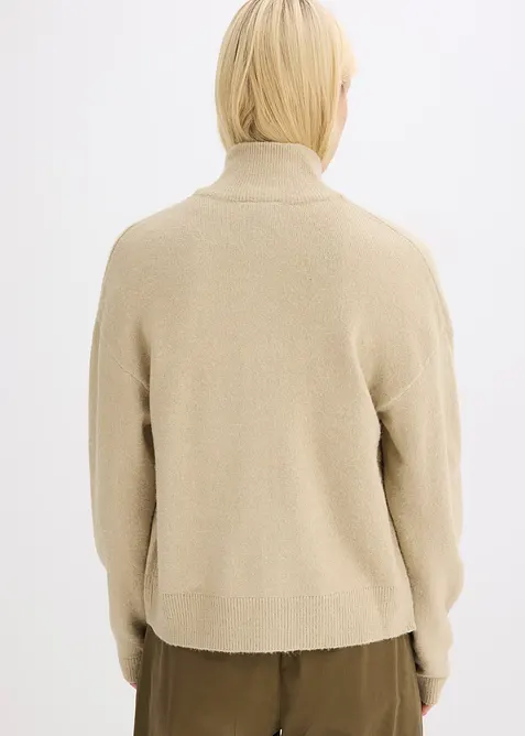 Cardigan con cerniera, bonprix