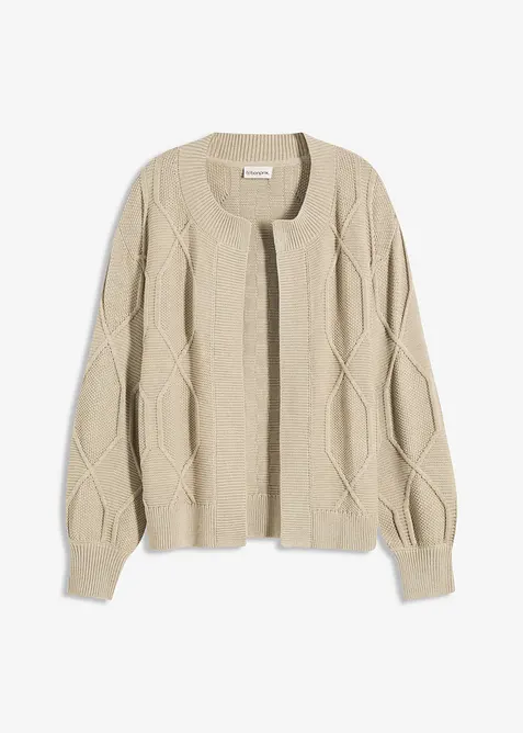 Cardigan a trecce, bonprix