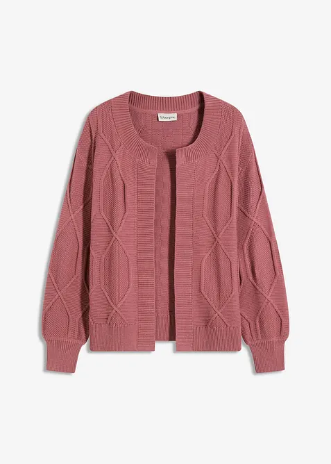 Cardigan a trecce, bonprix