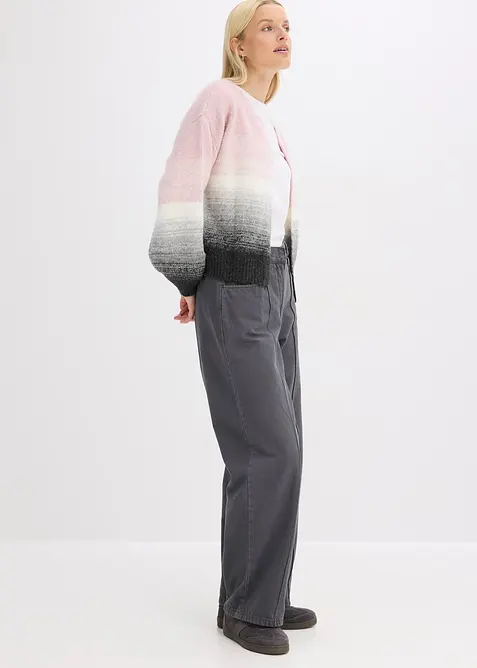 Cardigan in filato grosso morbido, bonprix