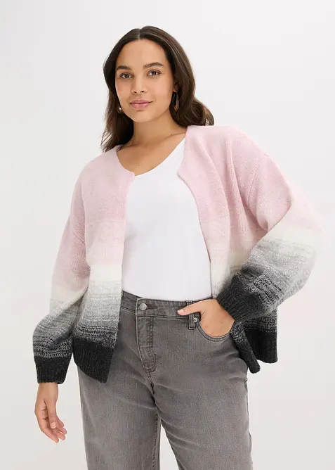 Cardigan in filato grosso morbido, bonprix