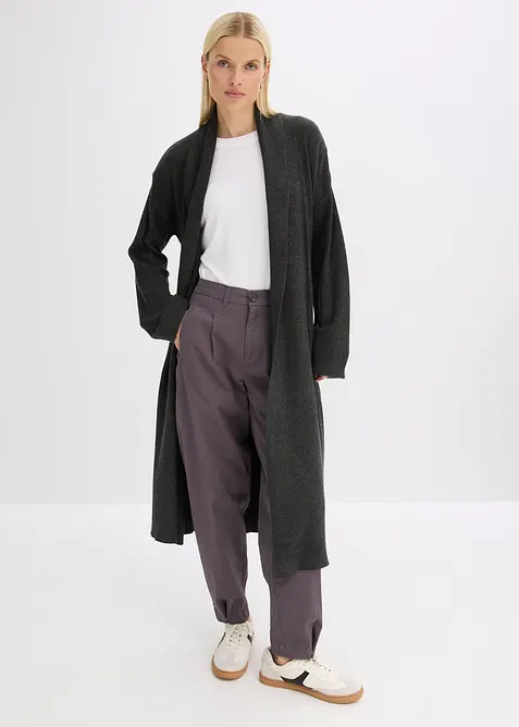 Maxi cardigan in misto viscosa morbido, bonprix