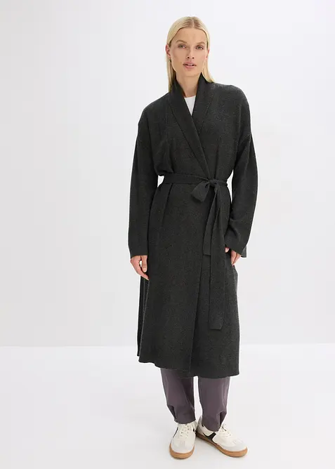Maxi cardigan in misto viscosa morbido, bonprix
