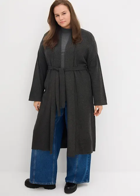 Maxi cardigan in misto viscosa morbido, bonprix