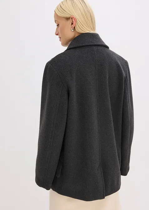 Caban in simil lana, bonprix