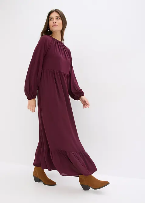 Abito lungo in chiffon, bonprix