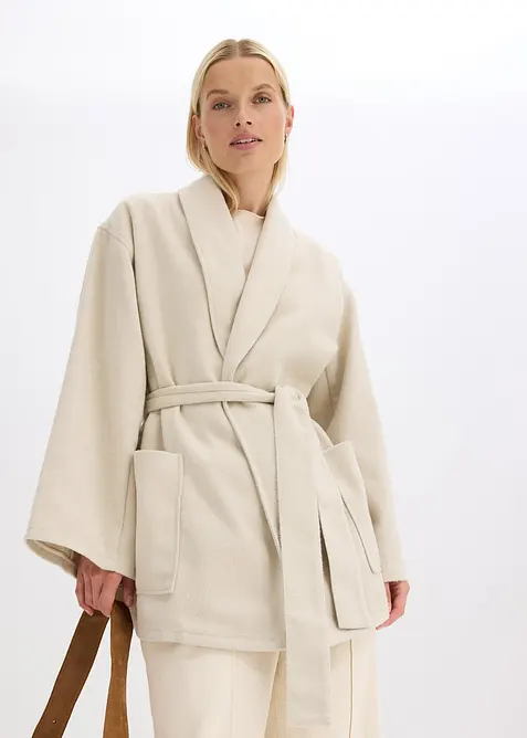 Giacca effetto lana, bonprix