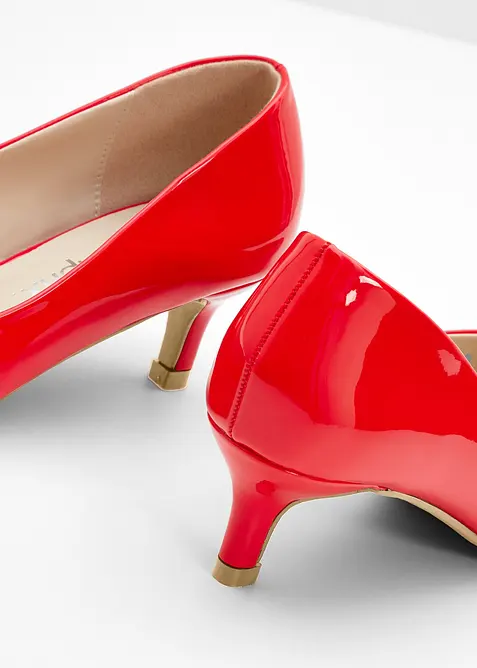 D&eacute;collet&eacute; con effetto verniciato, bonprix