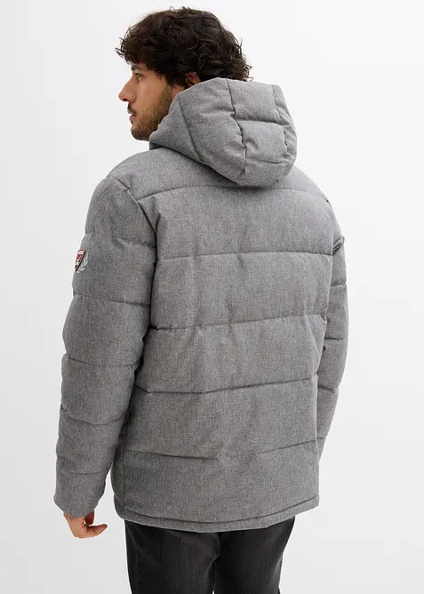 Giacca trapuntata invernale con cappuccio, bonprix