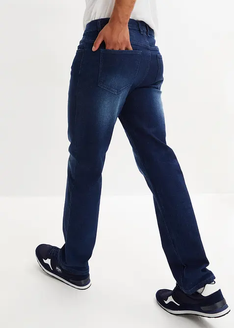 Jeans elasticizzati con taglio comfort regular fit, straight, bonprix