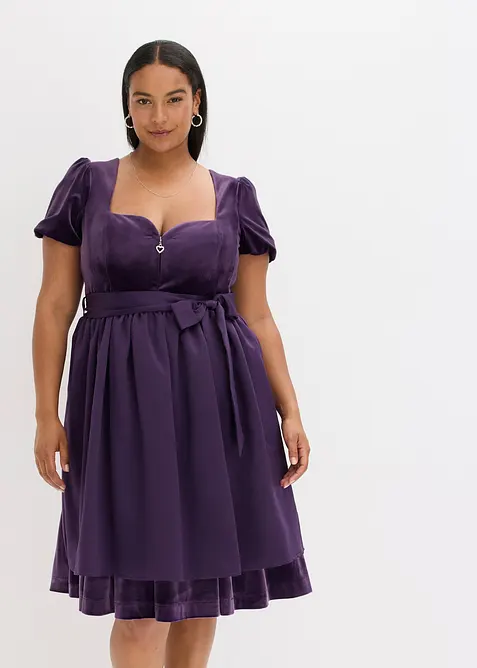 Abito bavarese con grembiule (set 2 pezzi), bonprix