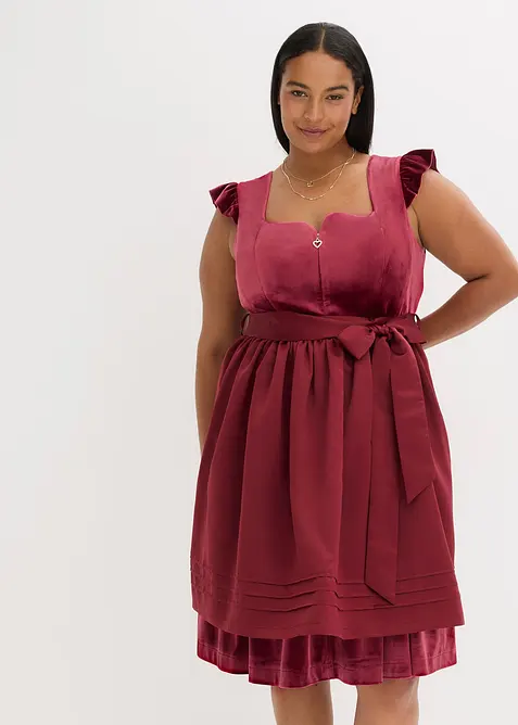 Abito bavarese con grembiule (set 2 pezzi), bonprix