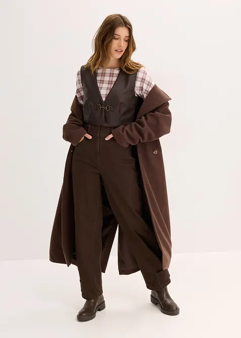 Gilet in similpelle effetto usato, bonprix