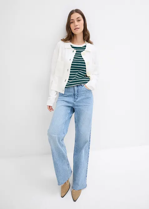 T-shirt in puro cotone biologico pesante, bonprix