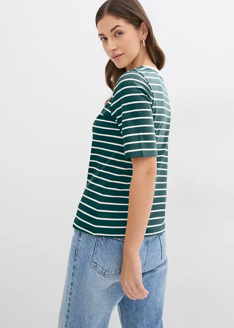 T-shirt in puro cotone biologico pesante, bonprix