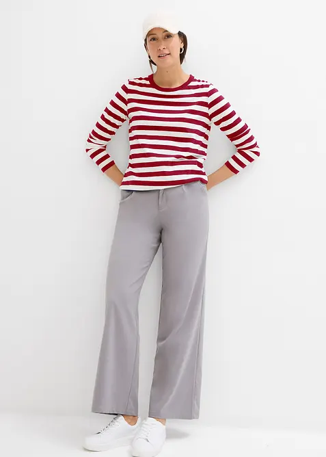 Maglia a righe in puro cotone biologico, bonprix