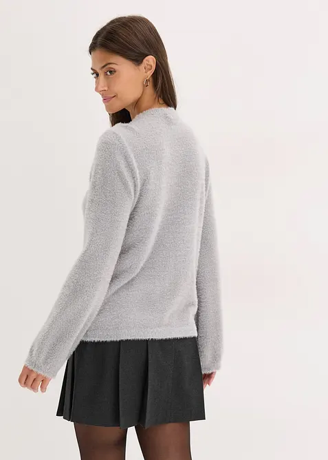 Maglione morbido con maniche ampie, bonprix