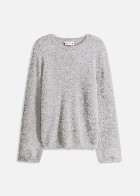 Maglione morbido con maniche ampie, bonprix
