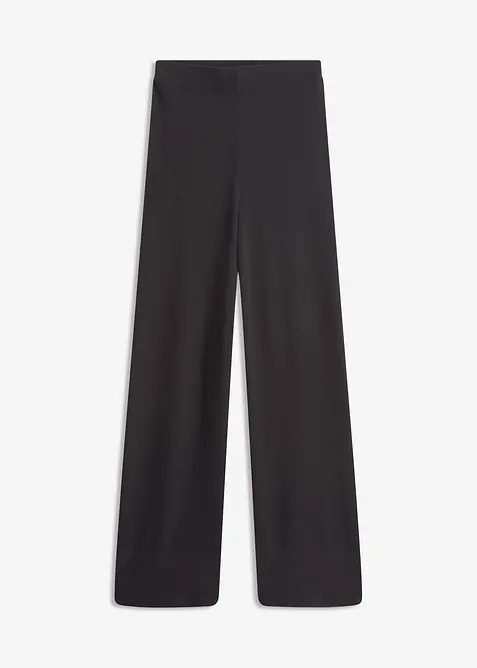 Pantaloni in maglia di soffice misto viscosa, bonprix