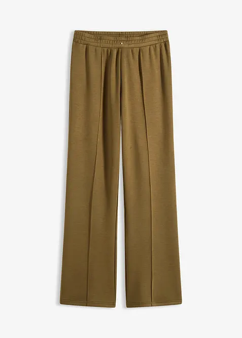 Pantaloni in felpa con viscosa, bonprix