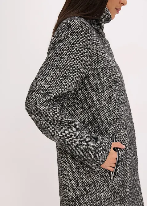 Cappotto corto da mezza stagione in simil lana, bonprix